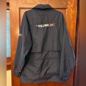 The Killing TV Cast Crew Jacket Windbreaker AMC Promo Medium NWT